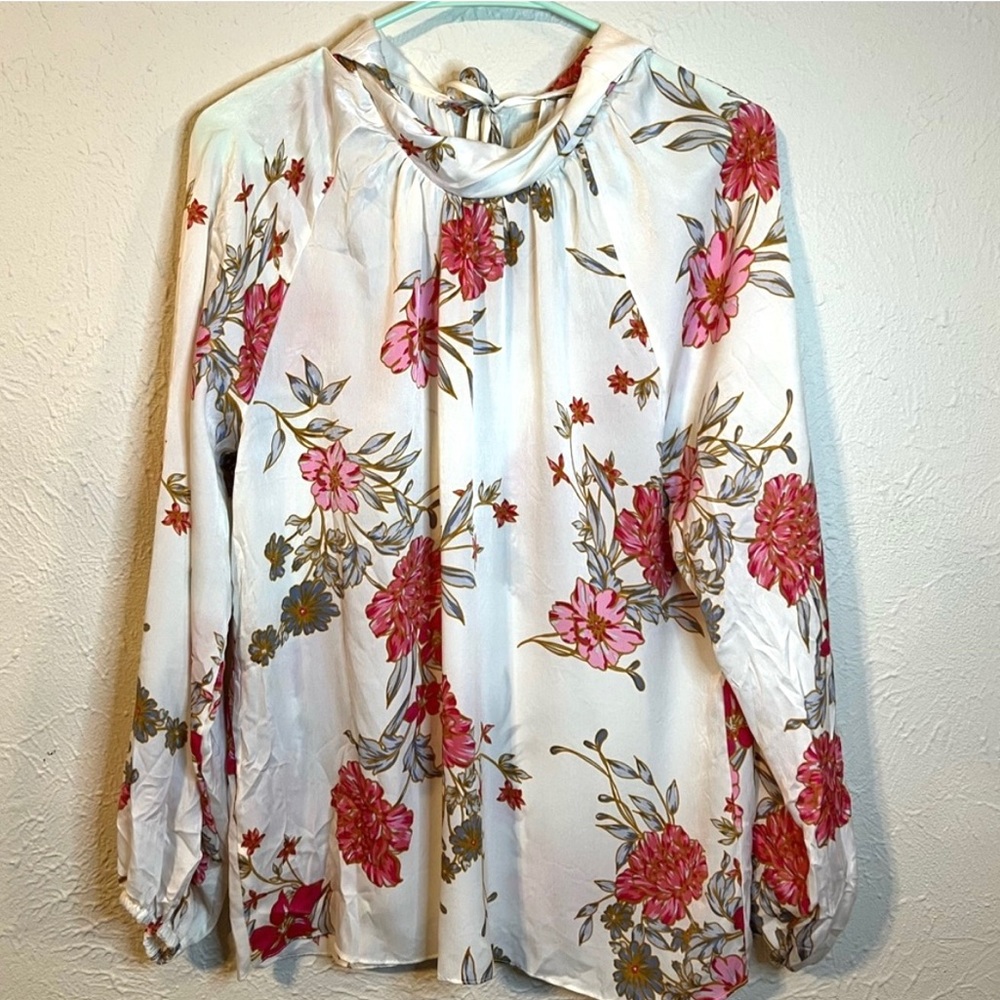 Misa Los Angeles Floral Print Blouse
